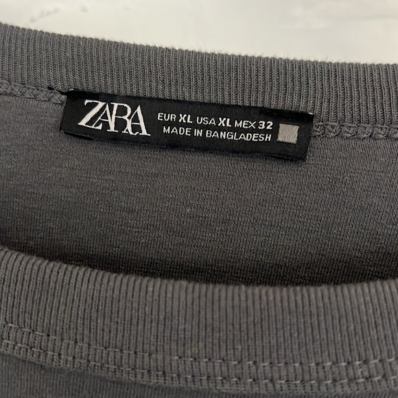Zara basic tee gray - Picture 2 of 3